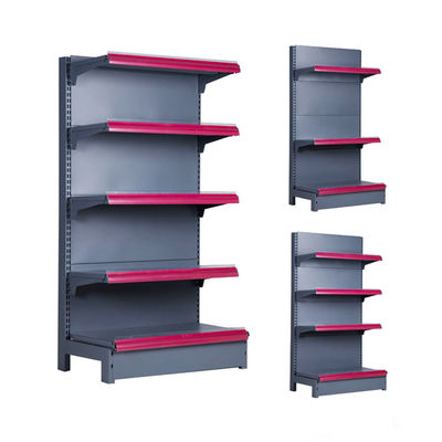 Op maat gemaakte stalen winkelplanken winkelplanken display supermarkt gondel rek