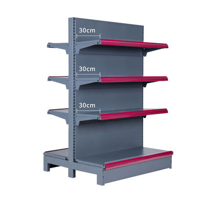 Op maat gemaakte stalen winkelplanken winkelplanken display supermarkt gondel rek