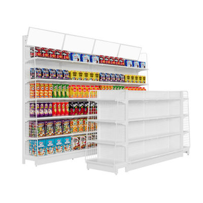30-80 kg/laag Robuust Moderne supermarkt Display Rack System Retail Shelves