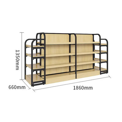 Moderne supermarktplaat Grocery Rack Racking Voor aanpasbaar ontwerp