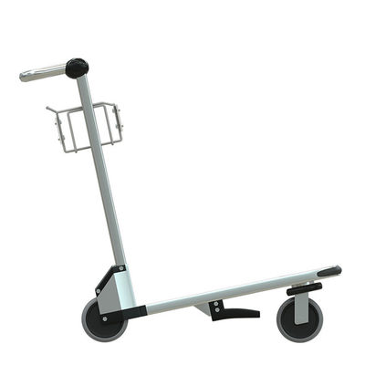 Gepolijste luchthaven bagage trolley met metalen constructie en 50-200kg capaciteit