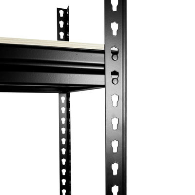 Garage opslagplank Stapelhoek Rack Boltloze draad plank Hoog draagvermogen Hoek staal rack