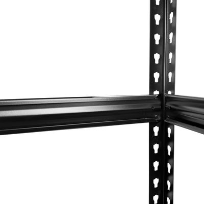 Hoekstaal rack opslagsysteem Metalen boltelloze rack Hoogbelastingslager