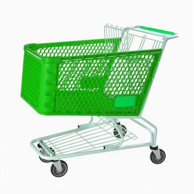 Custom Logo Printing Plastic Trolley Basket Duurzaam Lichtgewicht Voor Retail