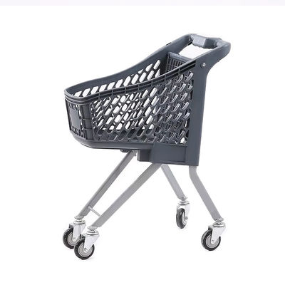 Gemakkelijk te gebruiken Kleurrijke plastic kindermarkt winkelwagen Moeder en baby speelgoed trolley