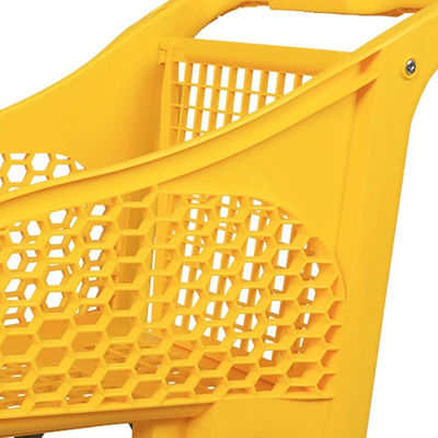 4 wielen plastic winkelwagen Makkelijk te verplaatsen supermarkt Kinderwinkelmandje