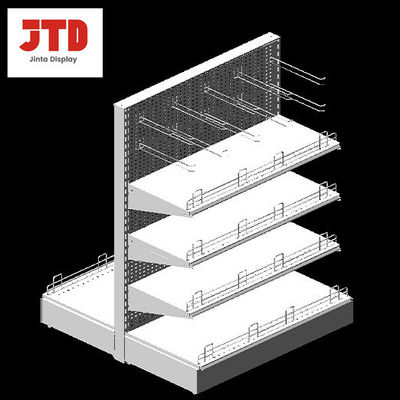 2100mm Supermarktvertoning die de Dubbele Zijplank van ISO9001 opschorten
