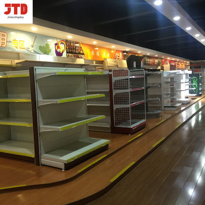 4 de Vertoning die van de rijensupermarkt 1500mm Lange Witte Bevindende Plank opschorten