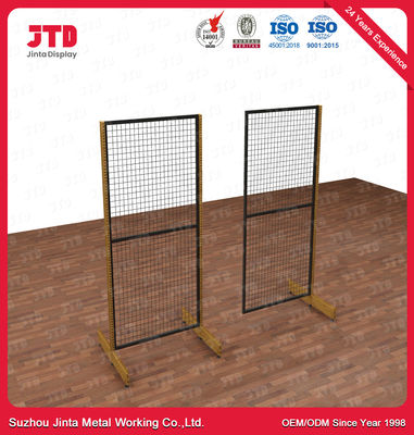 SGS Gondelvertoning die 1500mm Zwarte Draadplank met Haken opschorten