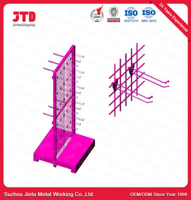SGS Gondelvertoning die 1500mm Zwarte Draadplank met Haken opschorten