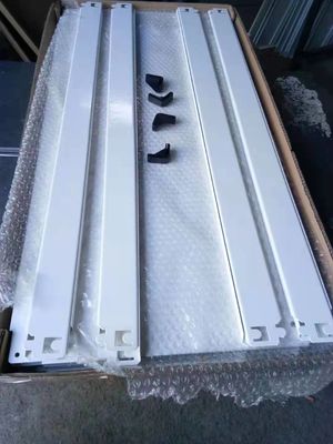 450mm 1200mm Boltless Metaal die ODM 4 opschorten Rij Industriële Plank