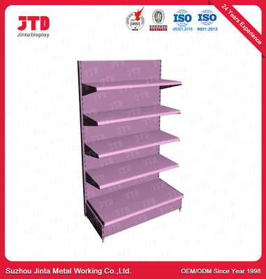 400mm 1500mm kiezen Opgeruimde Supermarktplank uit 5 Lagen Purple