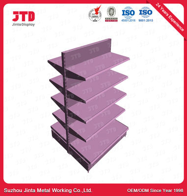 400mm 1500mm kiezen Opgeruimde Supermarktplank uit 5 Lagen Purple