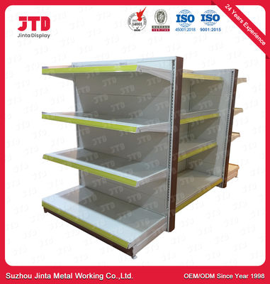 4 de Vertoning die van de rijensupermarkt 1500mm Lange Witte Bevindende Plank opschorten