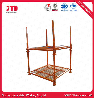 1 Ton Warehouse Metal Racks Disassemble 900mm Vierkante Vorm