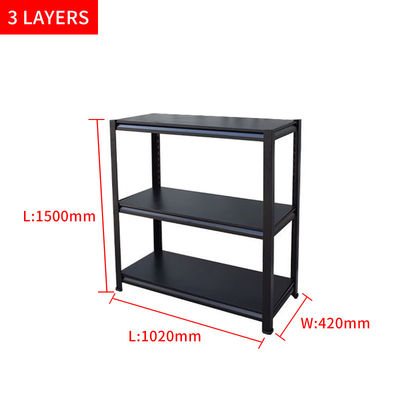 3 de Opschortende Eenheden 80kg van lagenboltless per Laag Zilveren 900mm Plank