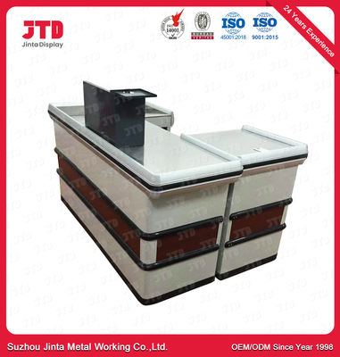 850mm de Lijst van Counter White Cashier van de Supermarktkassier voor Winkel