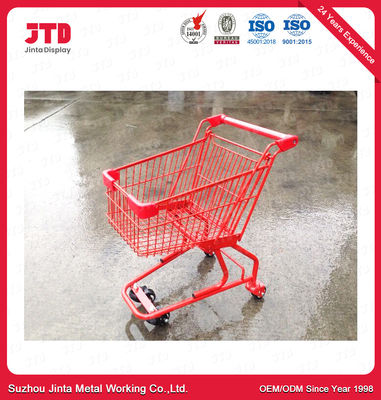 60L het Metaal van kinderen het Winkelen Karretje 45kg Mini Metal Shopping Cart