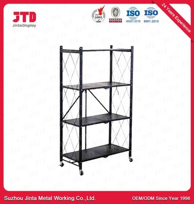 70in op wielen 4 Laagboekenrek Koudgewalst Staal 900mm Plank