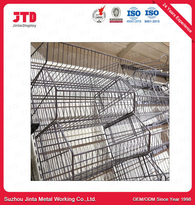 Supermarkt Opschortende Draad Mesh Rack Powder Coated