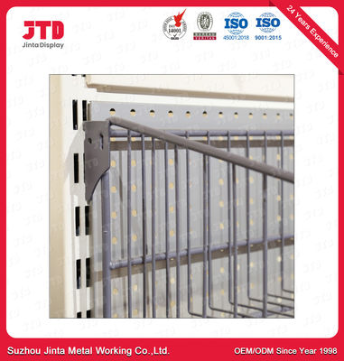 Supermarkt Opschortende Draad Mesh Rack Powder Coated